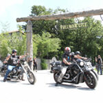 Verkehrslenkung beim Auszug des Harley Davidson Treffen im Pullman City